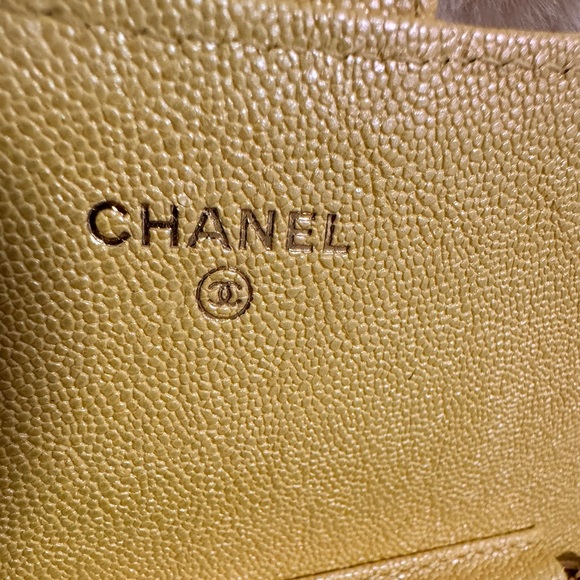 CHANEL Iridescent Caviar Quilted Wallet on Chain Flap Bag - Picture 11 of 15
